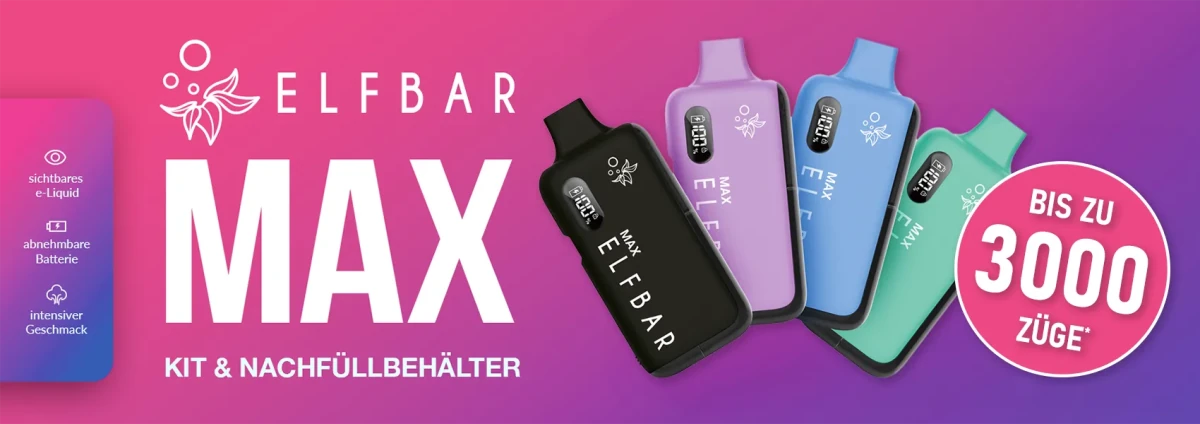 Elfbar Max Geschmack ELFBAR Max PODS Elfbar Max Geschmack ELFBAR Max PODS