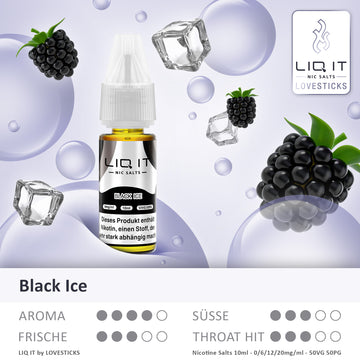 Lovesticks LIQ IT Black Ice Liquid 0-20mg