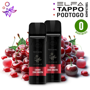 Elfbar Pods ELFA Cherry nikotinfrei ⓿