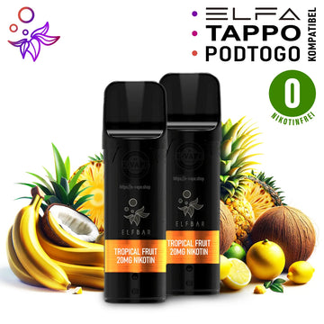 Elfbar Pods ELFA Tropical Fruit nikotinfrei ⓿