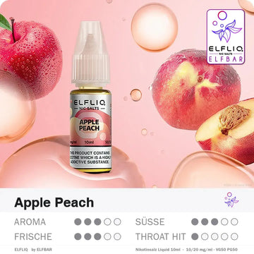 Elfbar Liquid ELFLIQ Apple Peach 10/20mg