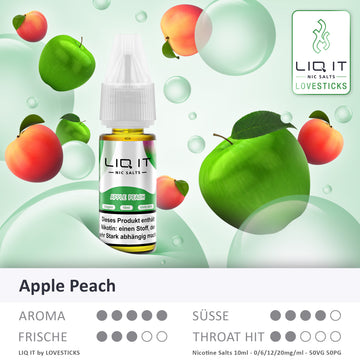 Lovesticks LIQ IT Apple Peach Liquid 0-20mg