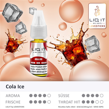 Lovesticks LIQ IT Cola Ice Liquid 0-20mg