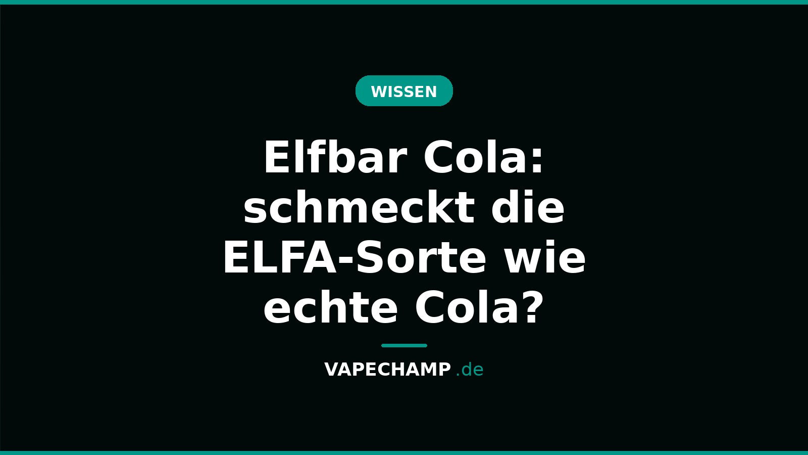 Elfbar Cola: schmeckt die ELFA-Sorte wie echte Cola? – Ratgeber bei Vapechamp.de