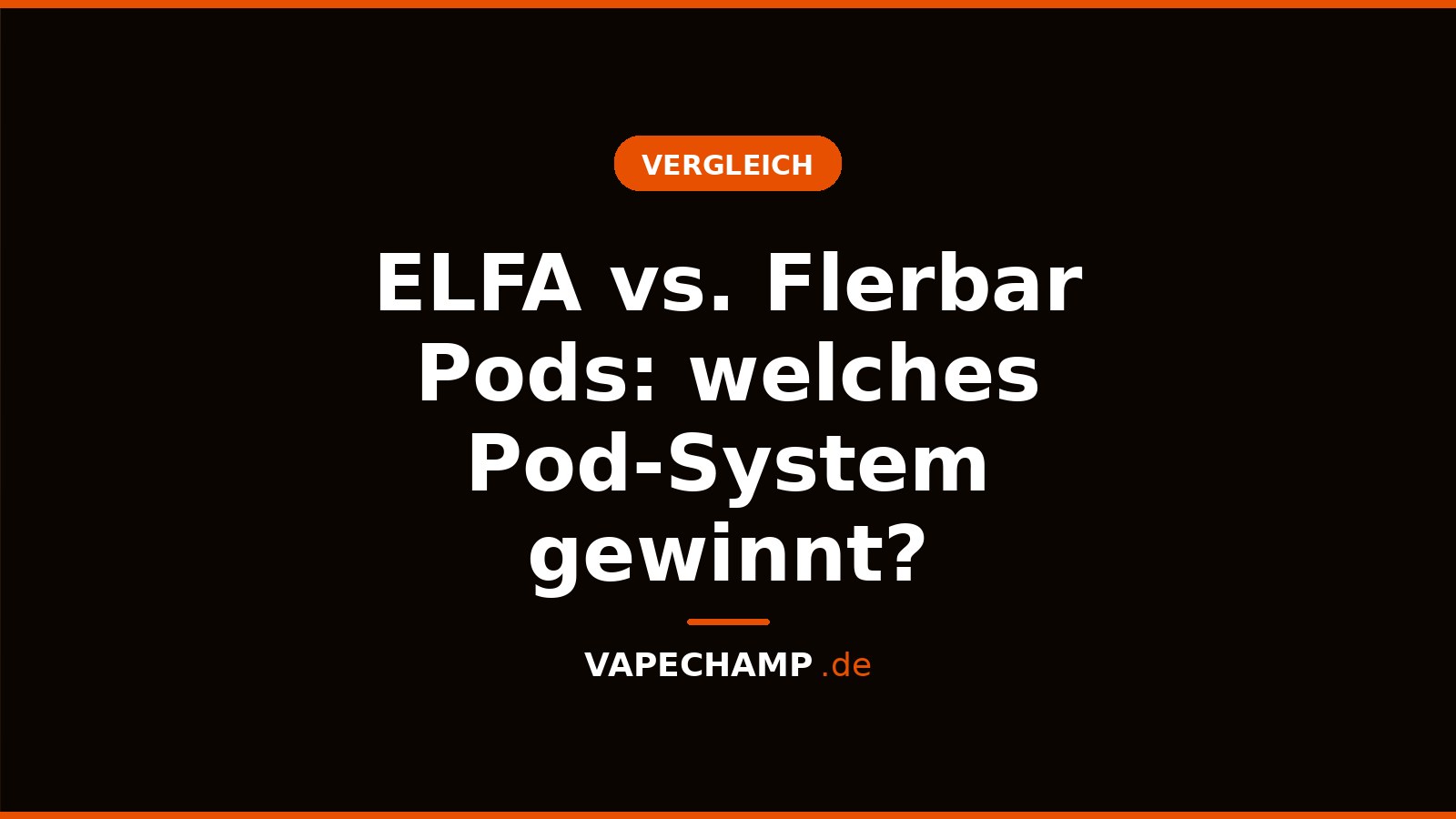 ELFA vs. Flerbar Pods: welches Pod-System gewinnt? – Ratgeber bei Vapechamp.de