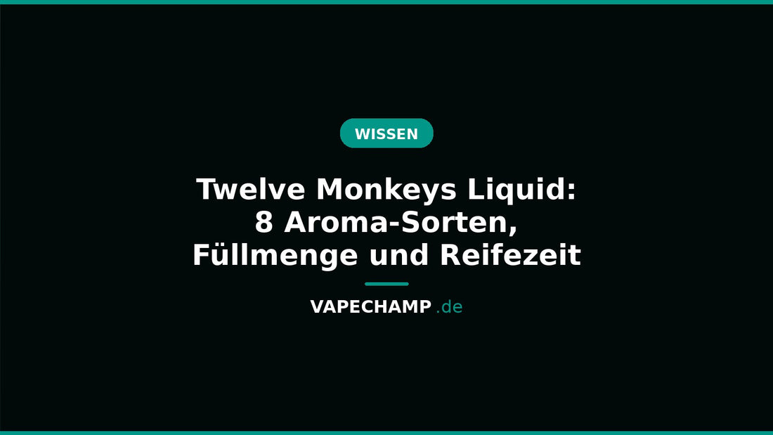 Twelve Monkeys Longfill-Aroma 10 ml in 60-ml-Flasche
