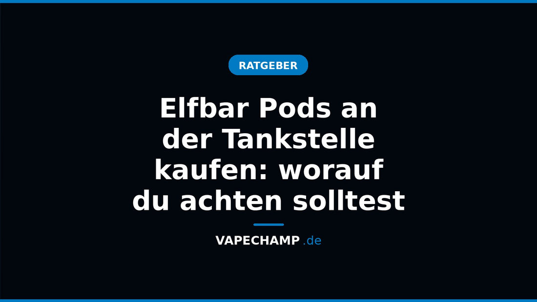 Packung Elfbar ELFA Pods neben einem ELFA-Akkuträger
