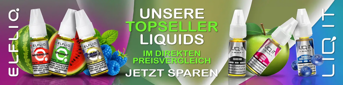 Elfbar Liquid Elfliq & Liq It - Topseller Vergleich