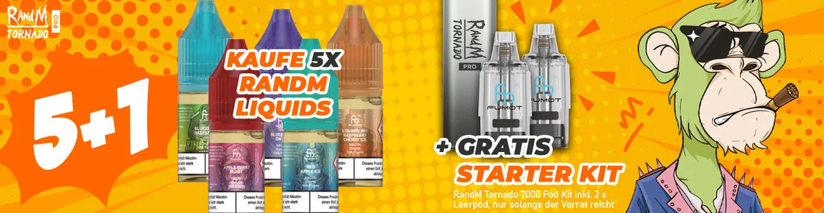 RandM Tornado 7000 E-Liquids & Pod Kit kaufen