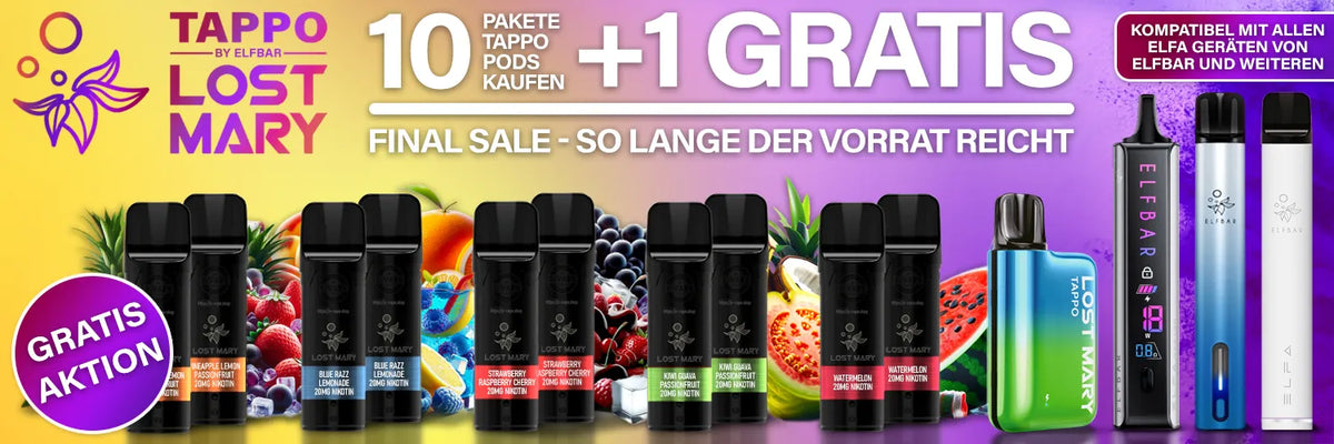 Unsere aktuellen Angebote -  Vapes, Pods und Liquids zum Top Preis.