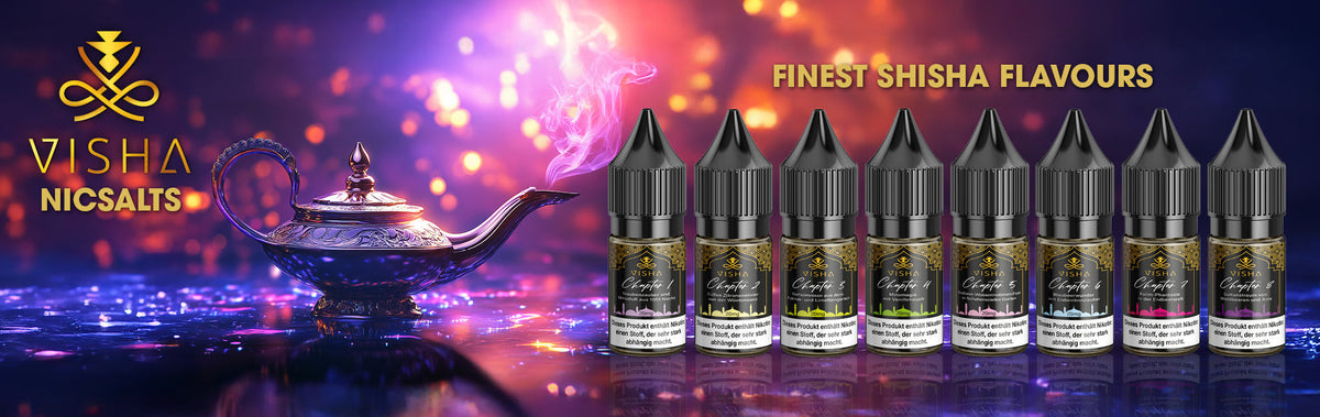 Visha Chapter Serie – Orientalische Nikotinsalz-Liquids mit intensiven Aromen