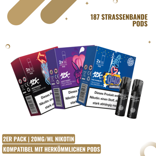 187 Strassenbande Pods 2er Pack – alle Sorten, ELFA kompatibel