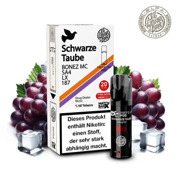 187 Strassenbande Vape Pod Schwarze Traube 20mg/ml