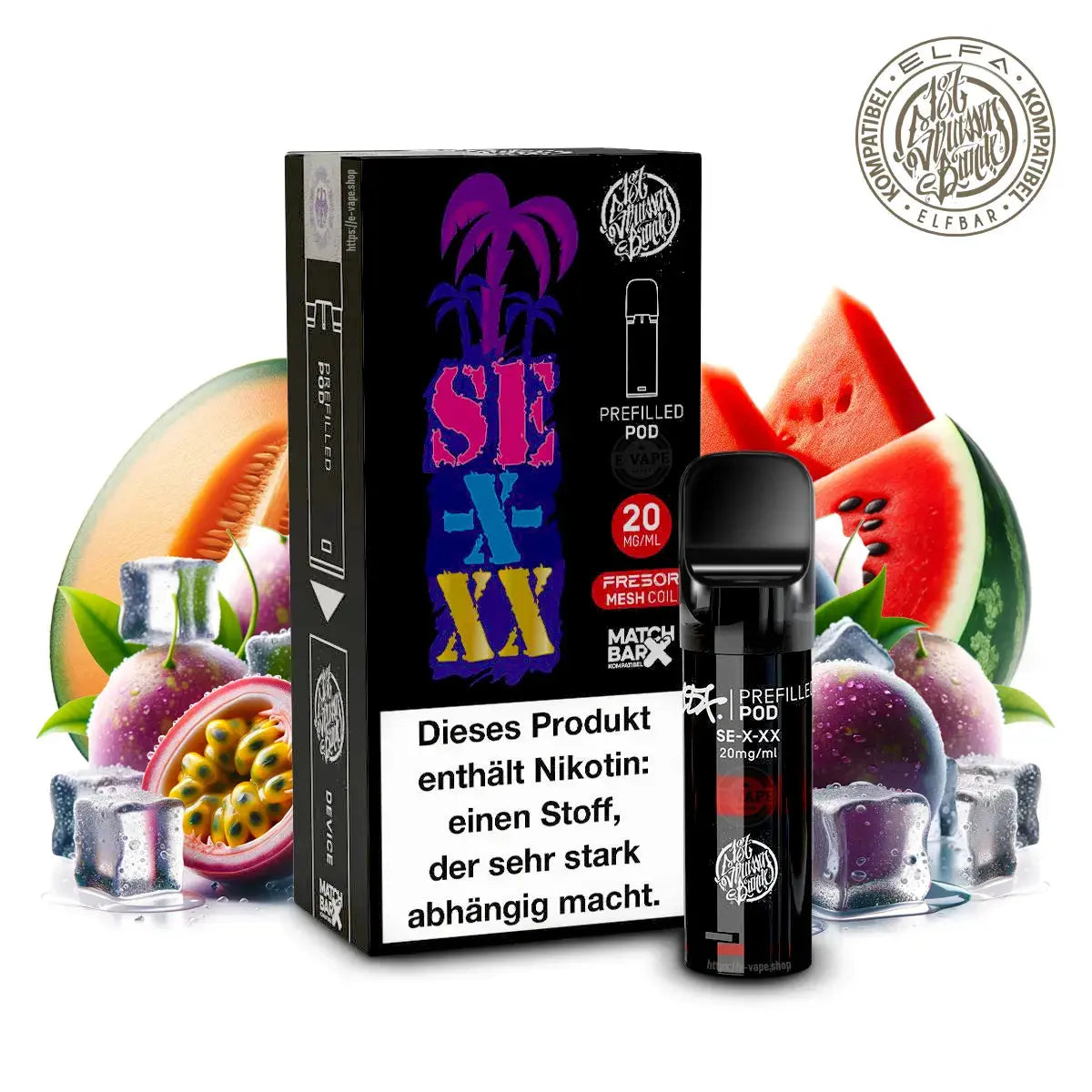 187 Strassenbande Vape Pod Se-X-XX 20mg/ml 187 Straßenbande