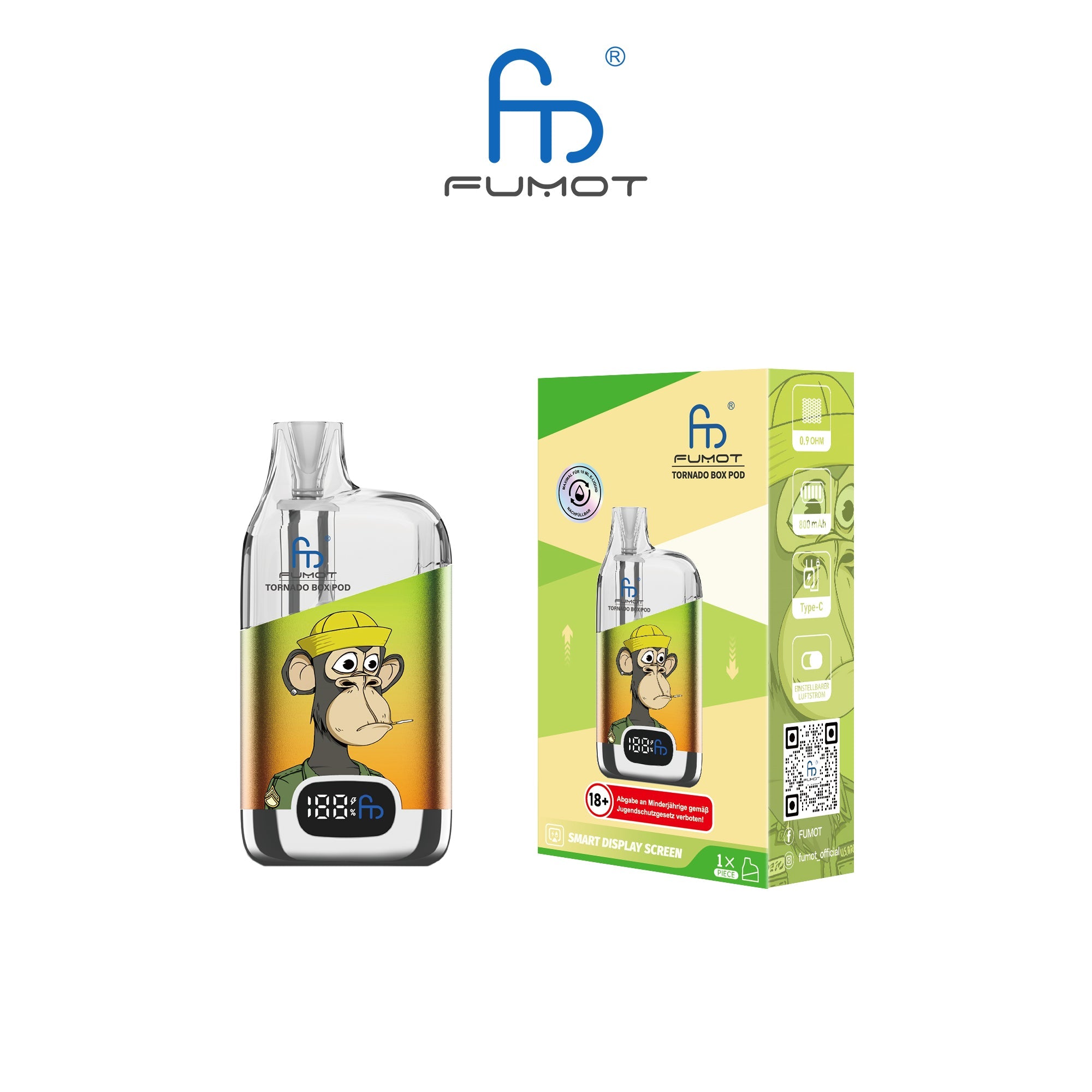 RandM Tornado Box Pod 12000 Vapechamp.de