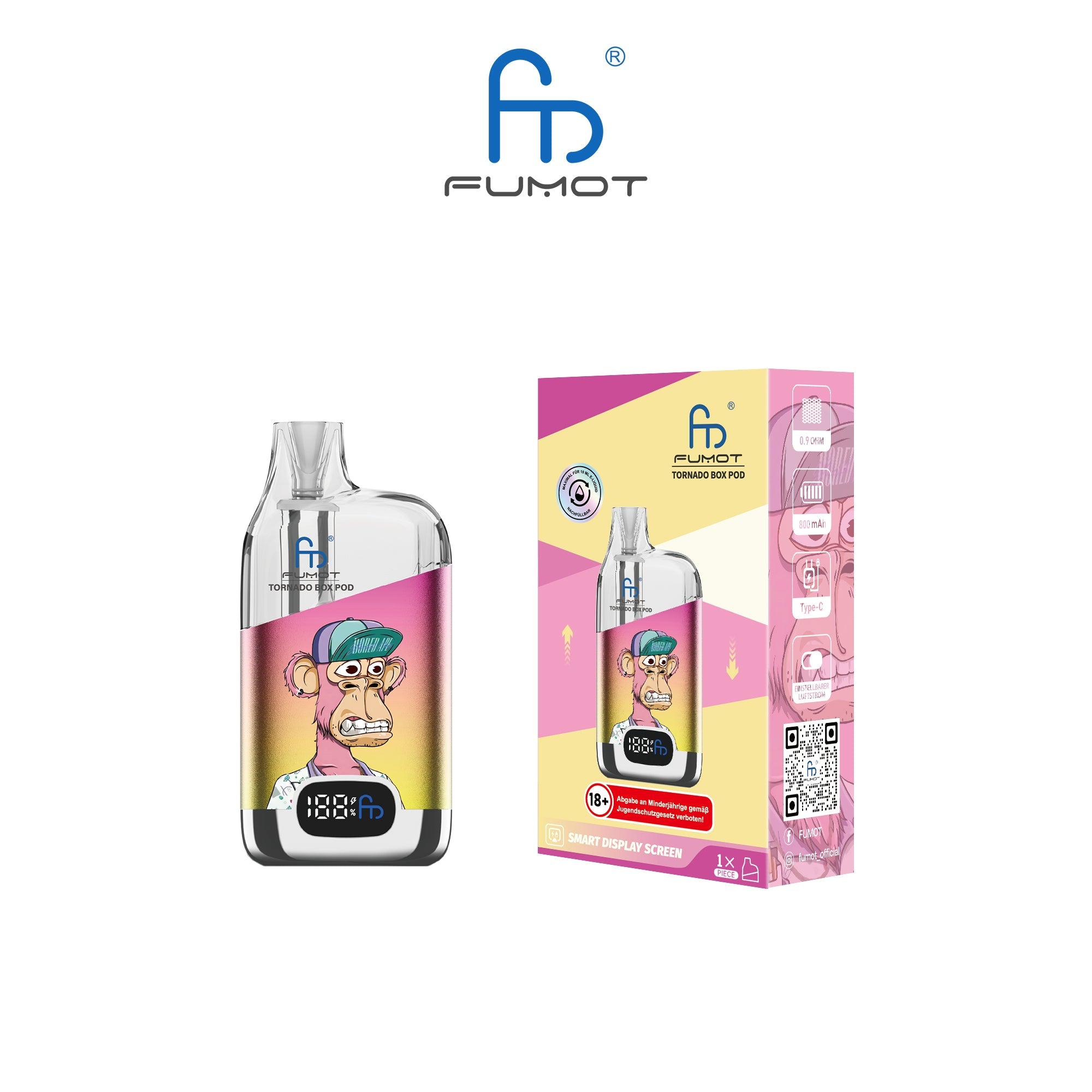 RandM Tornado Box Pod 12000 Vapechamp.de
