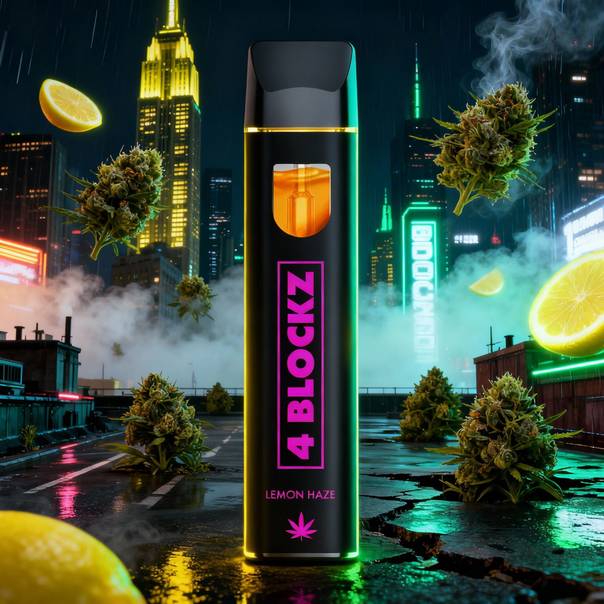 4 Blockz H3BTA Vape - Lemon Haze 1ml Vapechamp.de