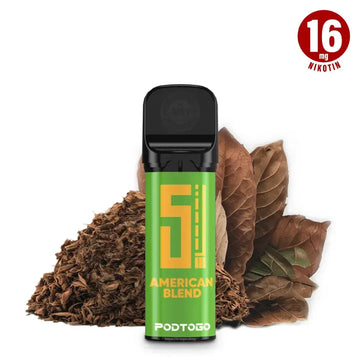 Pod2Go 5EL Tobacco American Blend Pod 2 ml 16mg
