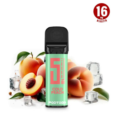 Pod2Go 5EL Cold Peach Pod 2 ml 16mg Nikotin
