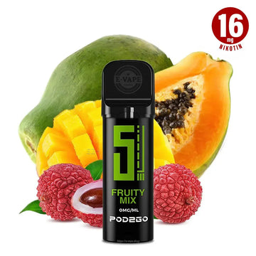 Pod2Go 5EL Fruity Mix Pod 2 ml 16mg Nikotin
