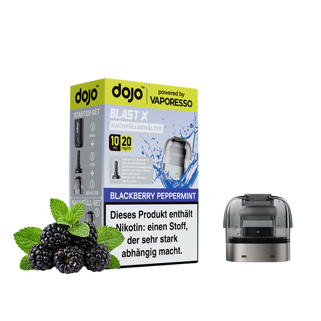 Dojo Blast X Refill Pods Blackberry Peppermint