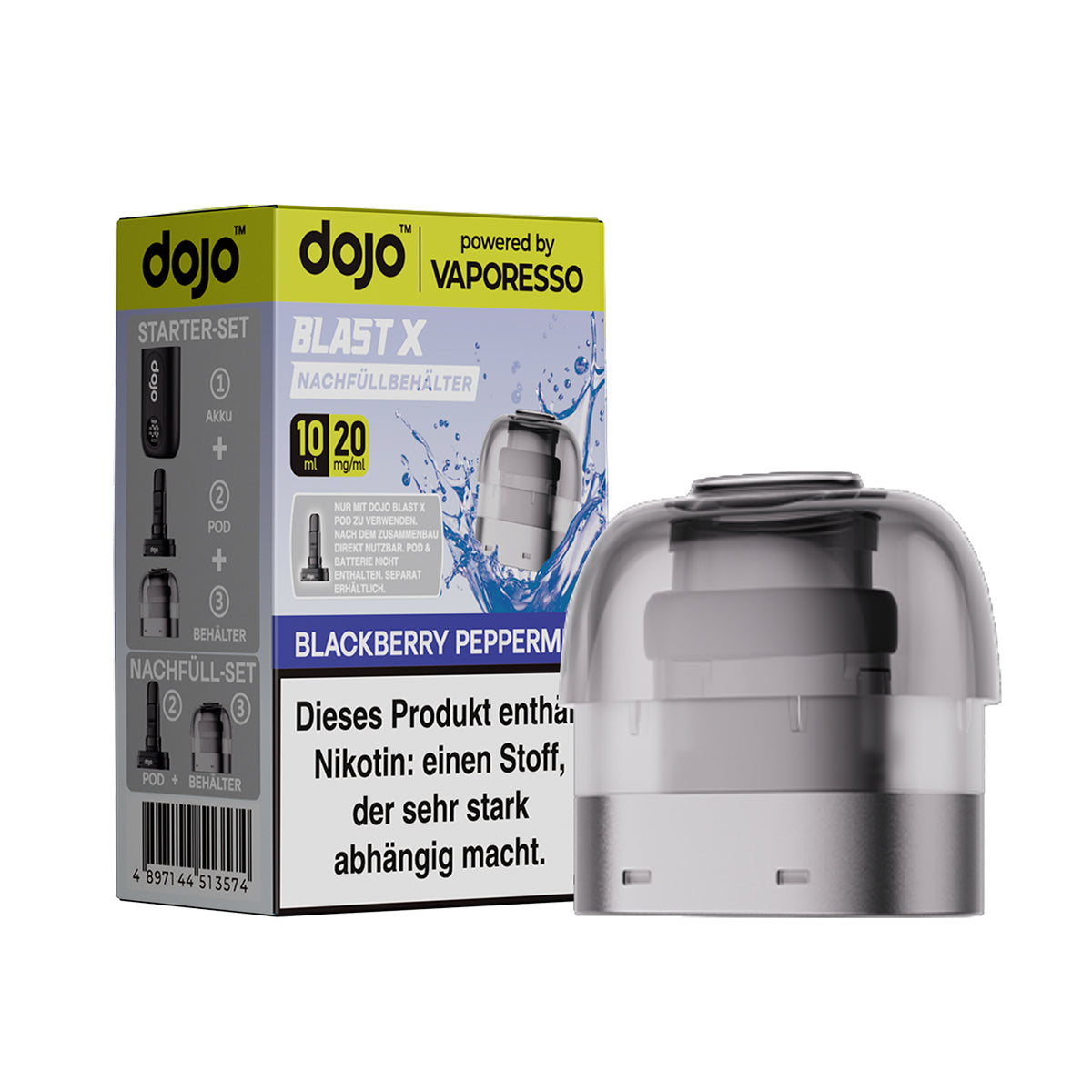 Dojo Blast X Refill Pods Blackberry Peppermint