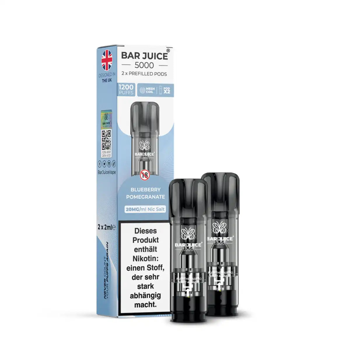 Bar Juice Pods 2er Pack – 20mg Nikotinsalz