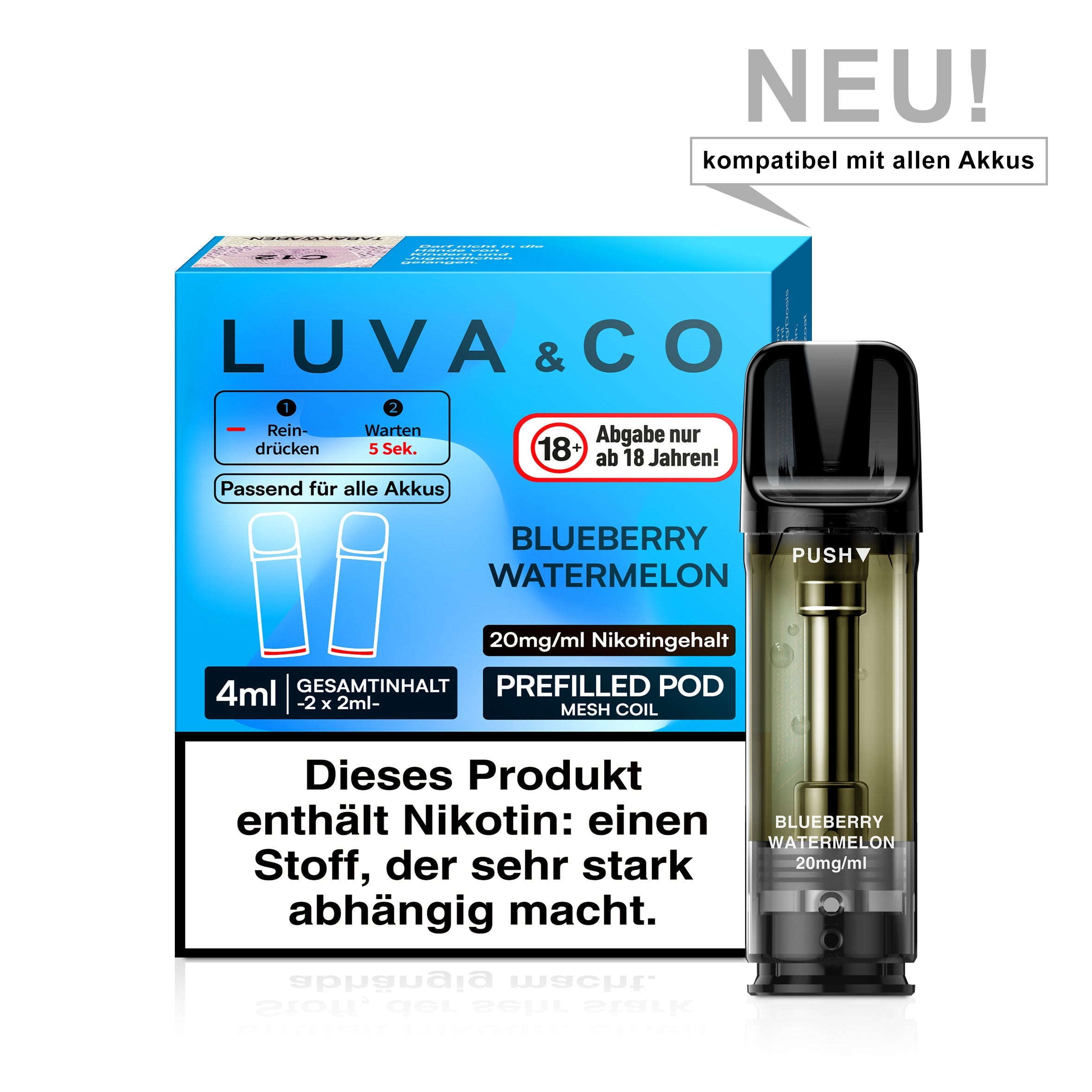 Luva & Co Pods 20mg Alle Sorten kaufen Vapechamp.de