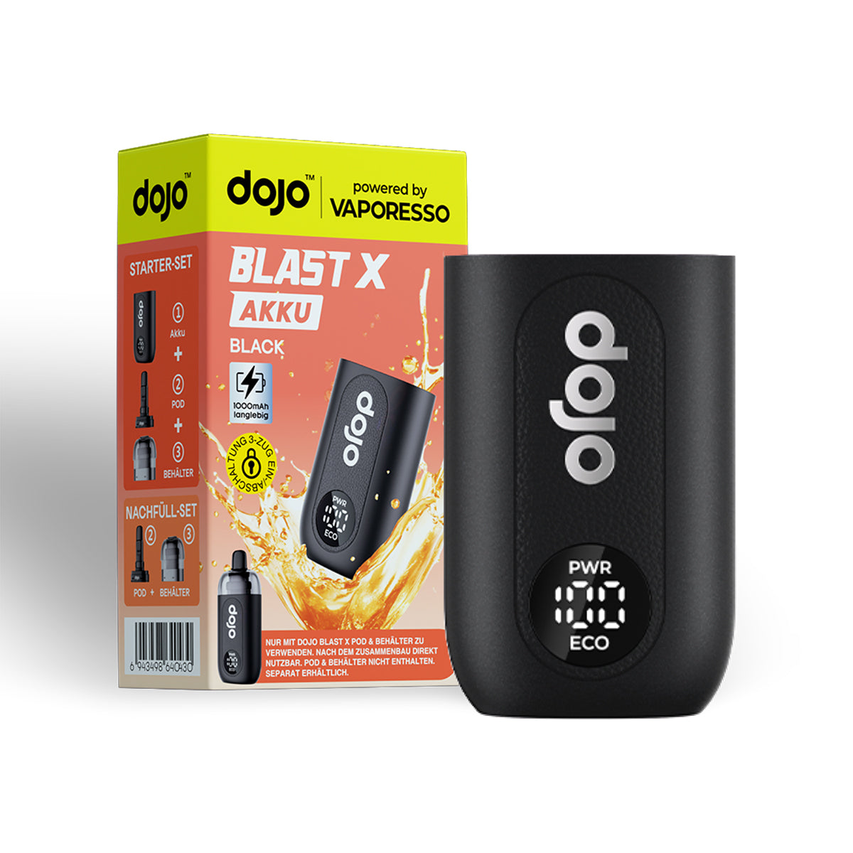 Dojo Blast X Basisgerät Schwarz