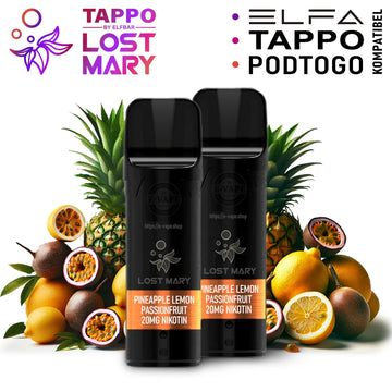 Elfbar Pods Pineapple Passion Fruit Lemon 20mg Ⓣ TAPPO für ELFA