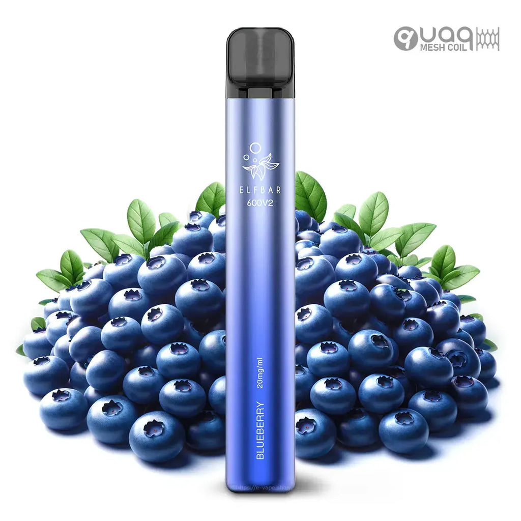 Elfbar 600 Blueberry V2 Vape 20 mg Elfbar