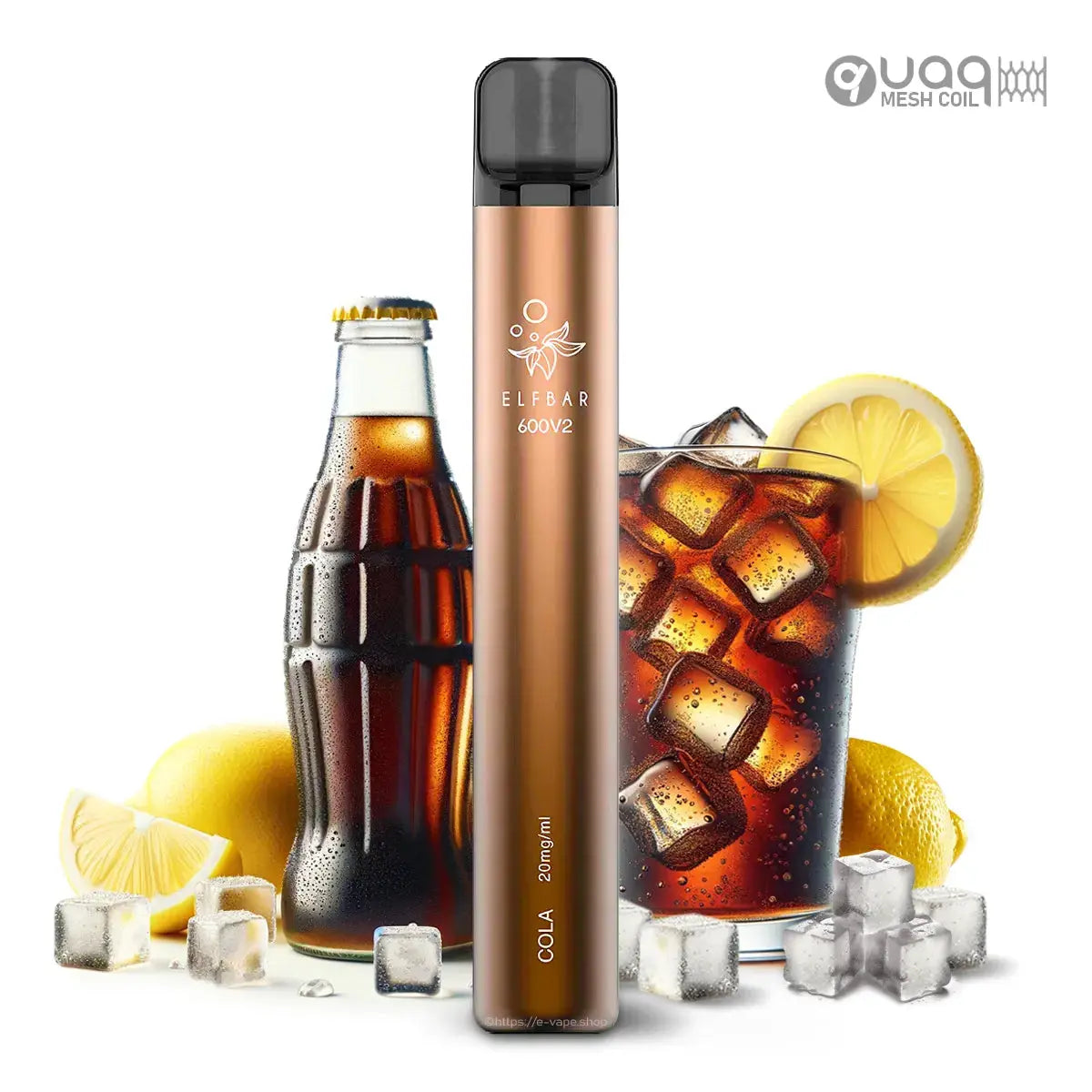 Elfbar 600 Cola V2 Vape 20 mg Elfbar