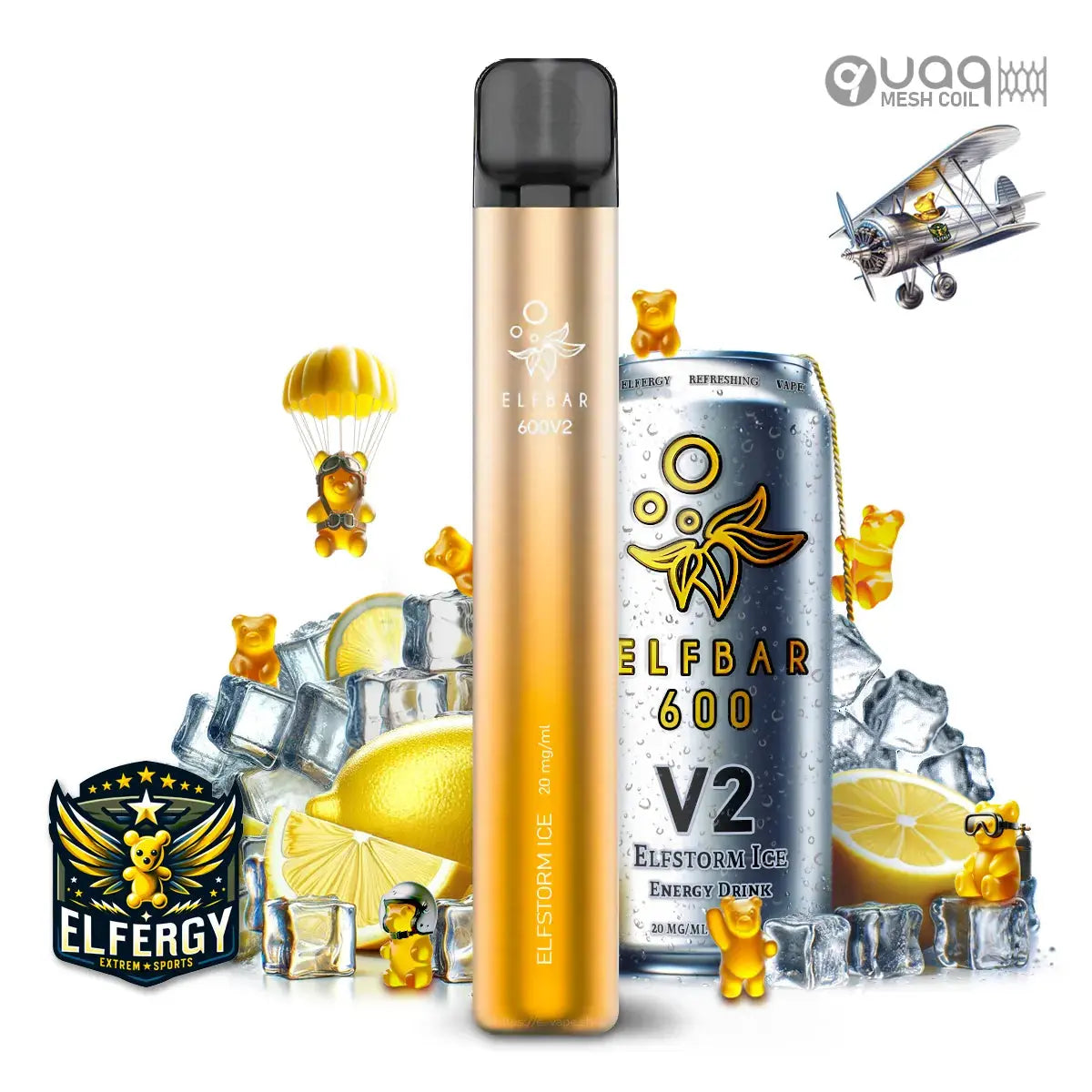 Elfbar 600 V2 Elfstorm Ice