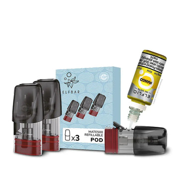 Elfbar Mate 500  3x Leerpod zum selber befüllen