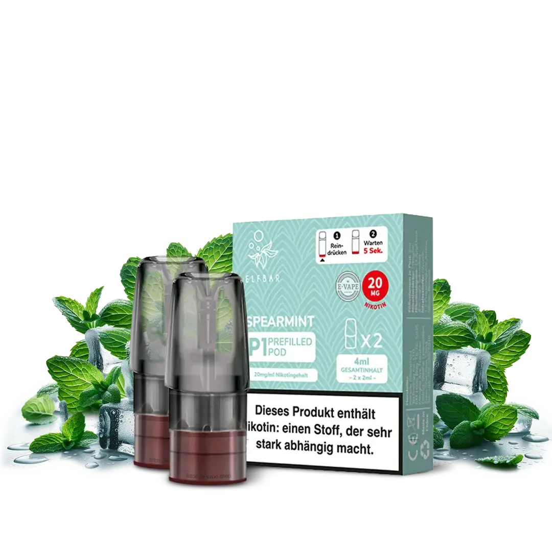 Elfbar Mate 500 2x Spearmint 20mg Pod