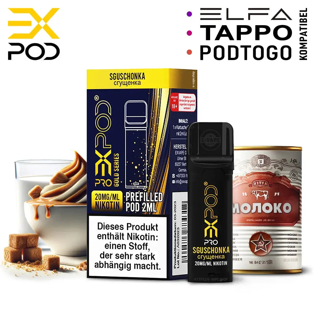 Expod Pro Gold Serie Sguschonka 20mg ExVape