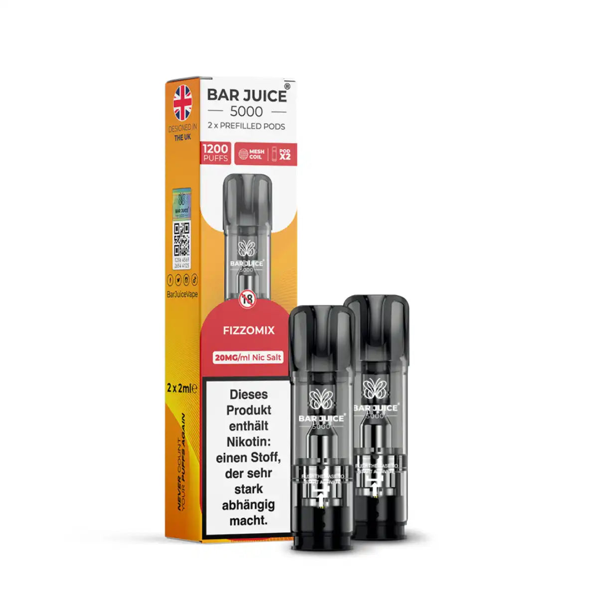 Bar Juice Pods 2er Pack – 20mg Nikotinsalz