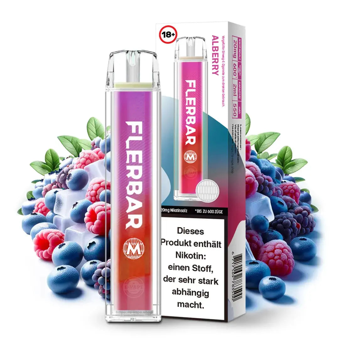 Flerbar M Alberry Vape
