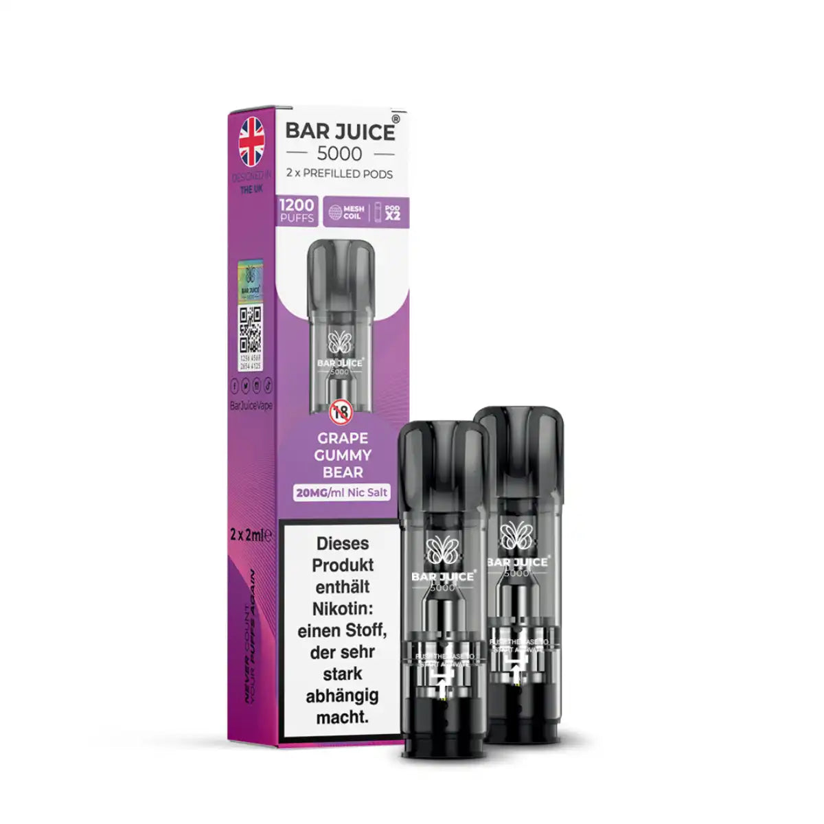 Bar Juice Pods 2er Pack – 20mg Nikotinsalz