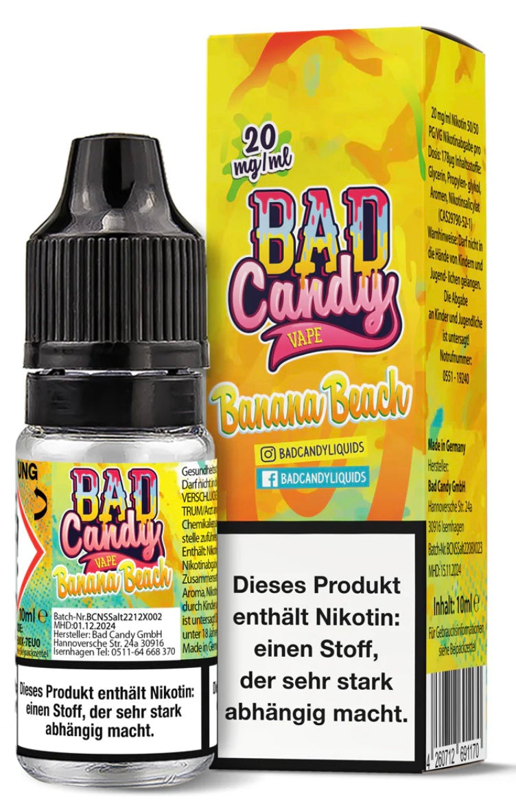 Bad Candy - Nikotinsalz Liquids Vapechamp.de