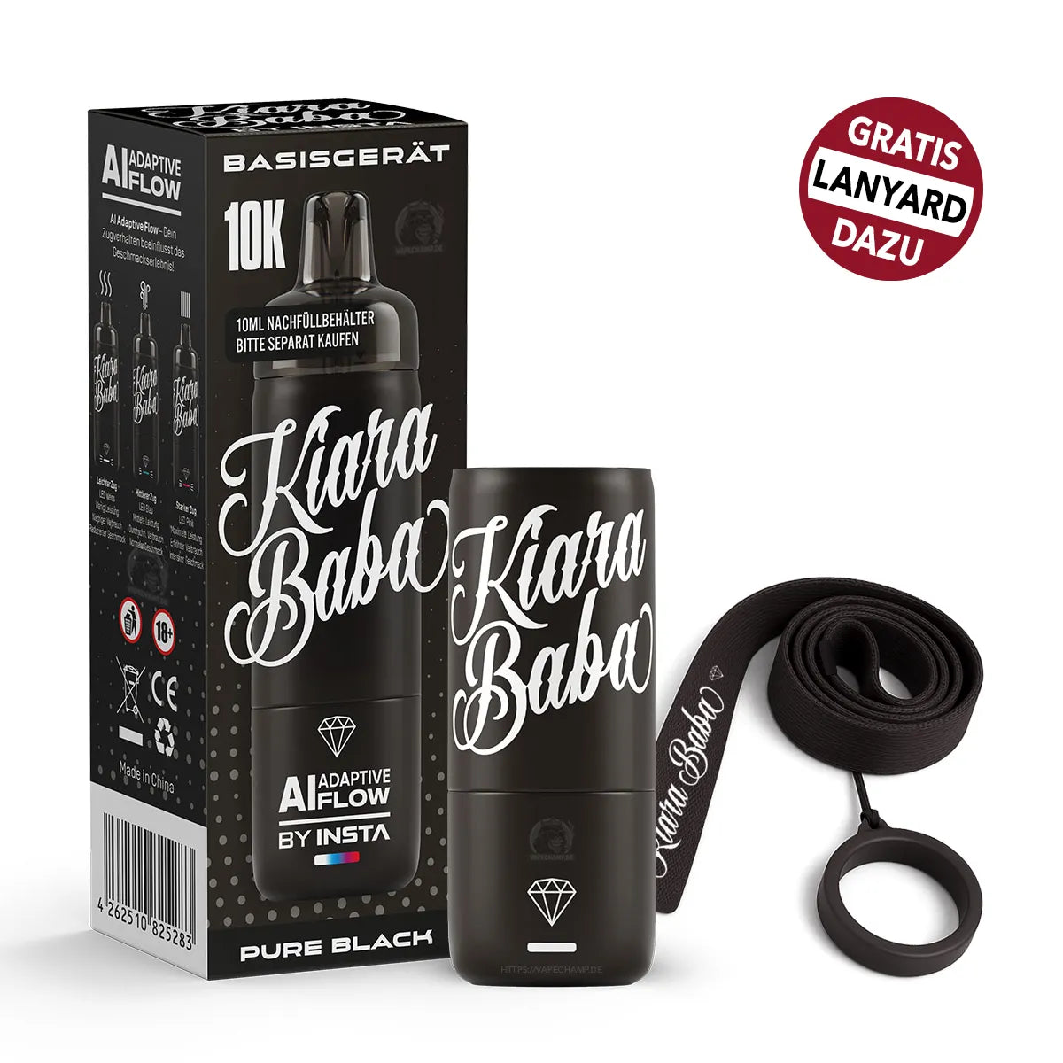 Kiara Baba Vape Basis black