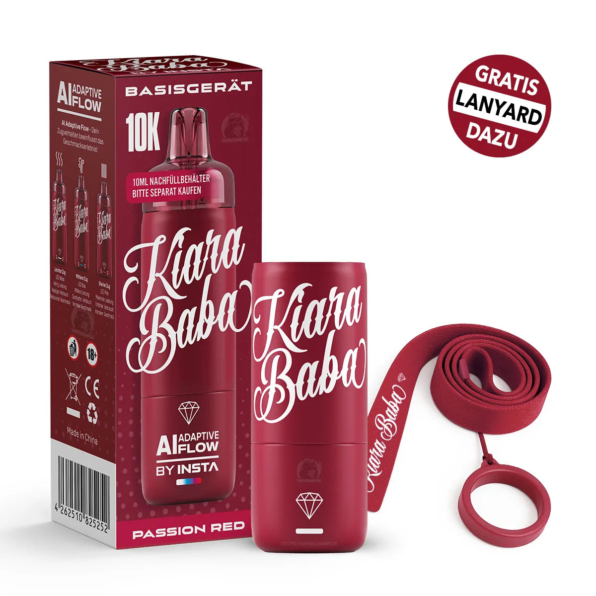 Kiara Baba Vape Basis red