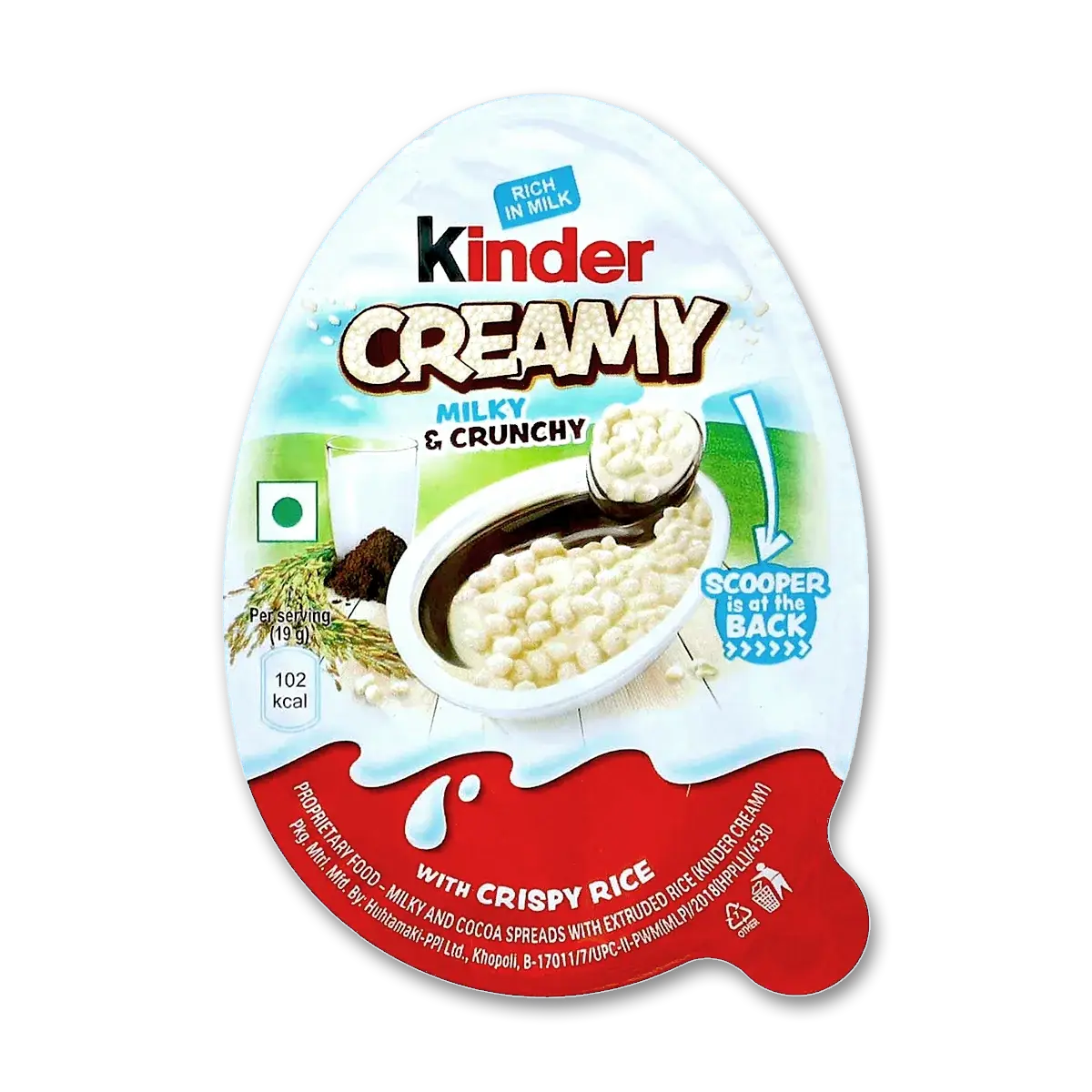 Kinder Creamy Milk and Crunchy