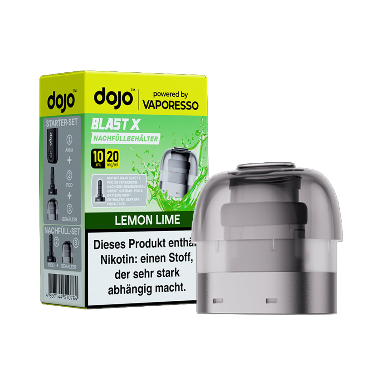 Dojo Blast X Refill Pods Lemon Lime