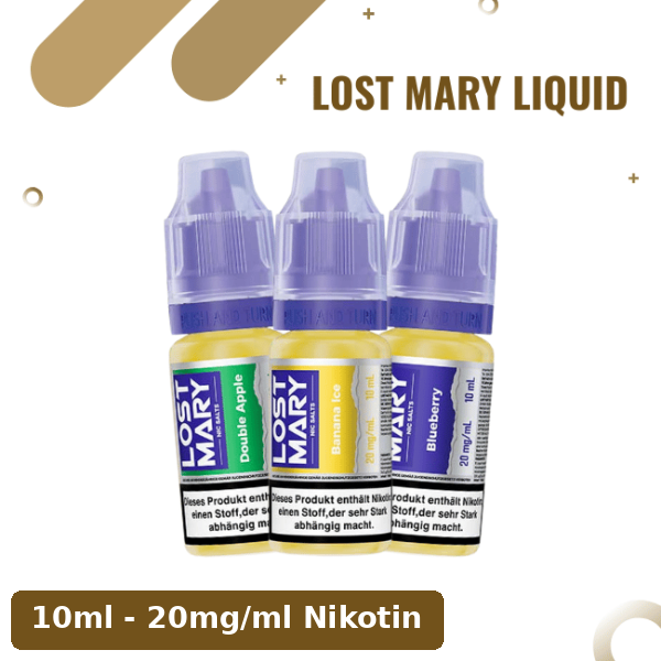 Lost Mary Liquid 10ml 20mg/ml Nikotin – Titelbild
