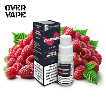 Overvape Double Raspberry – Intensives Himbeer Nikotinsalz Liquid 20mg
