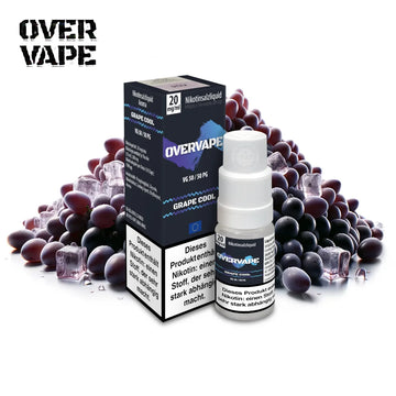 Overvape Grape Cool – Trauben & Kühle Nikotinsalz Liquid 20mg