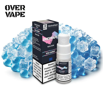 Overvape Ice Candy Nikotinsalz Liquid 20mg – Eisbonbon Geschmack mit Minze