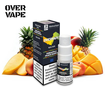 Overvape Pineapple Peach Mango – Tropisches Nikotinsalz Liquid 20mg