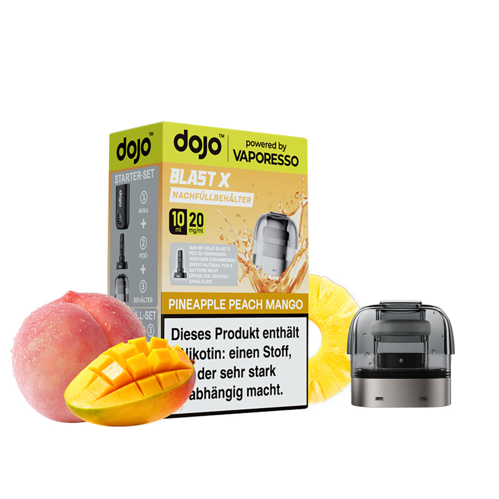 Dojo Blast X Refill Pods Pineapple Peach Mango